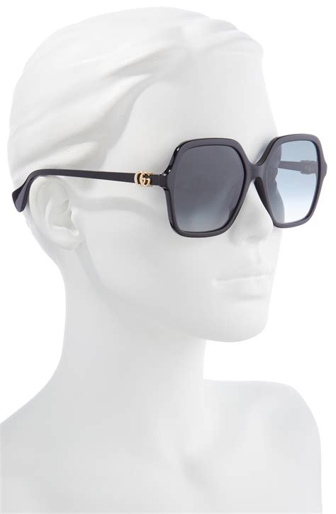 gucci sunglasses 1065 s|Gucci 56mm square sunglasses.